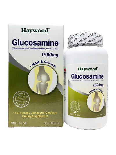 Haywood Glucosamine Plus Chondroitin and Devil's Claw 200tablets - Bone and Joint health - Sincere Medistore - 美國希活葡萄糖胺加強配方 200粒 -  骨骼及關節健康- 友誠網店