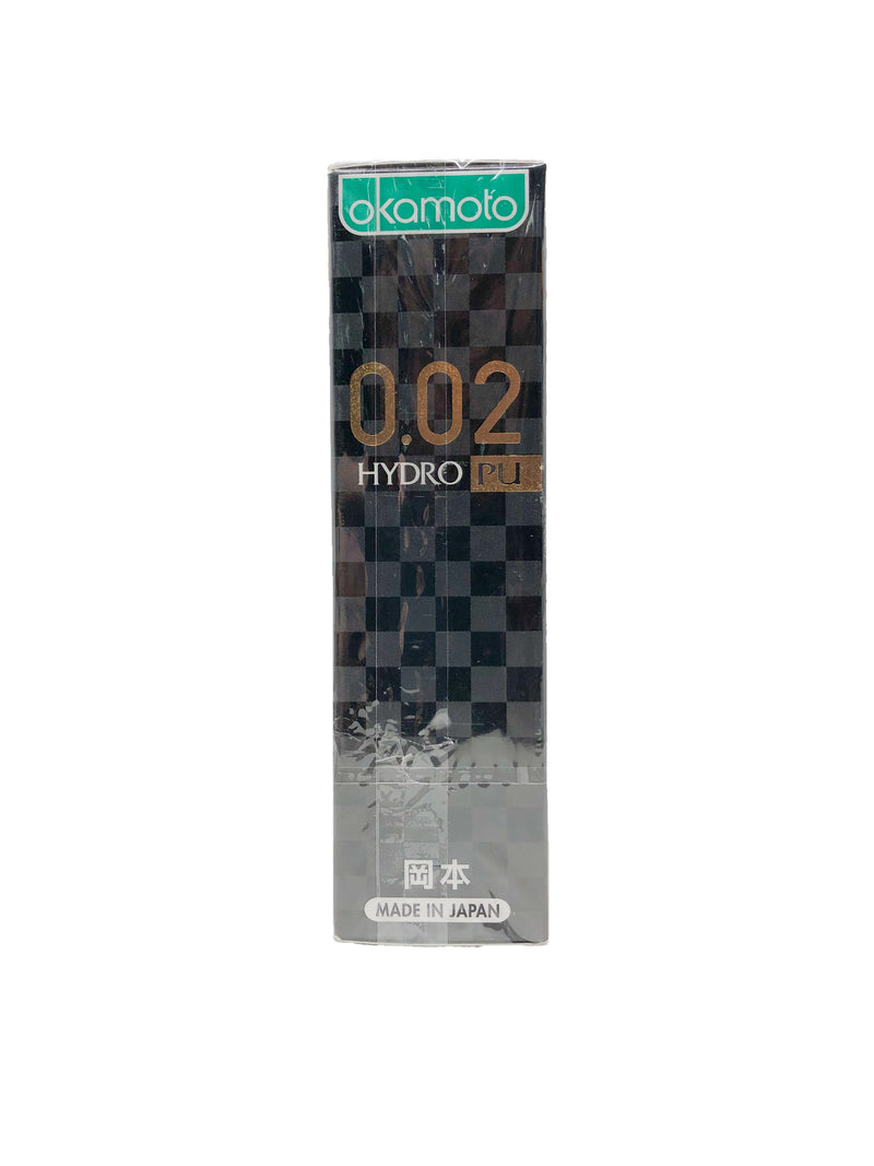 Okamoto 0.02 Hydro Polyurethane Condoms 10 pieces Made in Japan
