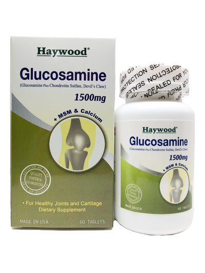Haywood Glucosamine Plus Chondroitin and Devil's Claw 60tablets - Bone and Joint health - Sincere Medistore - 美國希活葡萄糖胺加強配方 60粒 - 骨骼及關節健康- 友誠網店