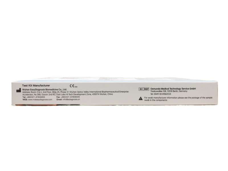 eDiagnosis COVID-19(SARS-CoV-2)抗原檢測試劑盒（鼻拭子）  ***香港政府认可产品***