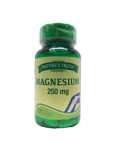 Nature's Truth Magnesium 250mg Caplet - Vitamins & Supplements for Adult - Sincere Medistore - 美國樂陶鎂片 250毫克 - 美國樂陶鎂片 250毫克  - 友誠網店