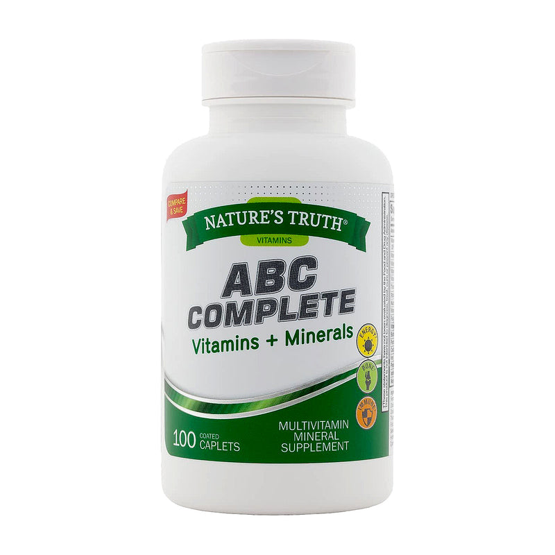 Nature’s Truth ABC Complete Vitamins + Minerals - Vitamins & Supplements for Adult - Sincere Medistore - 美國樂陶ABC全護多種維他命+礦物質 - 成人維他命及補充劑 - 友誠網店