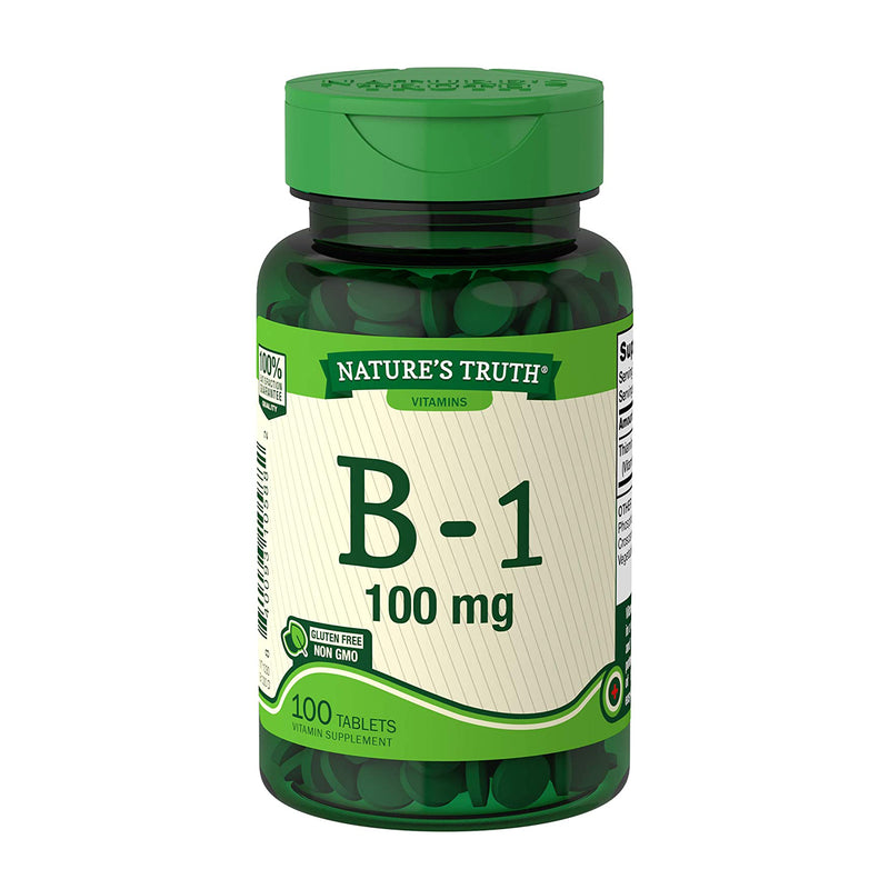 Nature’s Truth B1 100 mg - Vitamins & Supplements for Adult - Sincere Medistore  - 美國樂陶維他命B1 100毫克 -成人維他命及補充劑 - 友誠網店