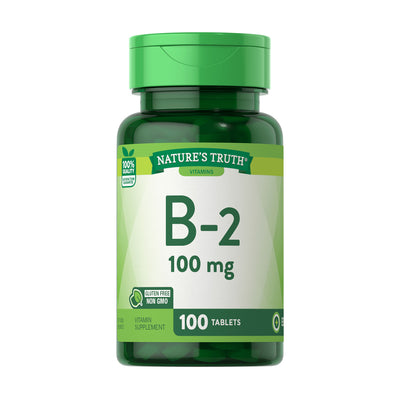 Nature’s Truth B2 100 mg - Vitamins & Supplements for Adult - Sincere Medistore  - 美國樂陶維他命B2 100毫克 - 成人維他命及補充劑 - 友誠網店