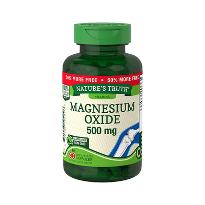 Nature's Truth Magnesium 500mg capsules - Vitamins & Supplements for Adult - Sincere Medistore - 美國樂陶鎂片 500毫克 - 成人維他命及補充劑 - 友誠網店